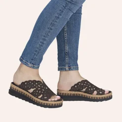 Rieker Slip-in Sandal Sherry W