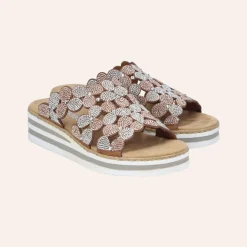 Rieker Slip-in Sandal Terra Metallic W