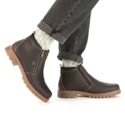 Rieker Tex Vintersko m/Lammeull Brun M