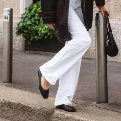 Roberto Rosso Trieste Ballerina Leather Black W