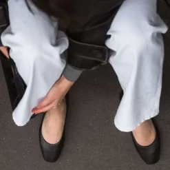 Roberto Rosso Trieste Ballerina Leather Black W