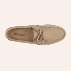 Sebago Docksides Portland Nubuck Beige Camel M