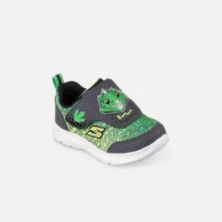 Skechers Blinkesko Comfy Flex Charcoal Lime B