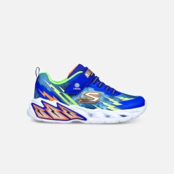 Skechers Blinkesko Light Storm Blue Lime B