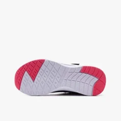 Skechers Dynamic Tread Vanntett Black Lavender JR