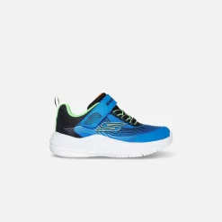 Skechers Microspec Advance Blue/Lime Baby