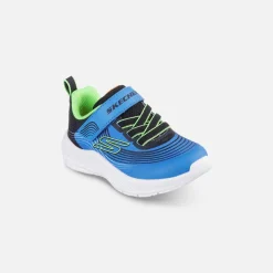 Skechers Microspec Advance Blue/Lime Baby