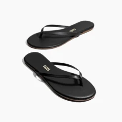 TKEES Liners Flip Flops Sable Black