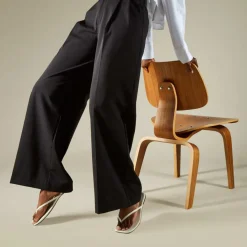 TKEES Square Toe Lily Cream