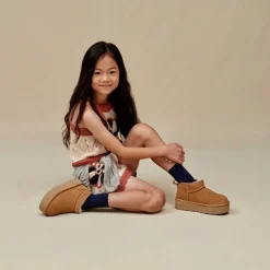 UGG Classic Ultra Mini Platform Chestnut Kids