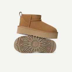 UGG Classic Ultra Mini Platform Chestnut Kids