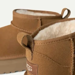 UGG Classic Ultra Mini Platform Chestnut Kids