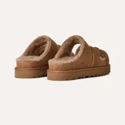 UGG Greenport Cross Strap Slide Chestnut W