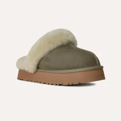 UGG Tøffel Disquette Mossgreen/Mutedbrass W