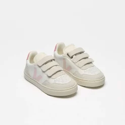 VEJA Small V-90 O.T. Leather Extra White Petale B