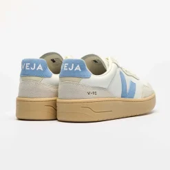 Veja V-90 Leather Extra White Aqua/Natural M