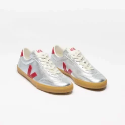 Veja Volley Leather Silver Pepper W