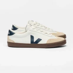 Veja Volley O.T Leather White Nautico Bark M